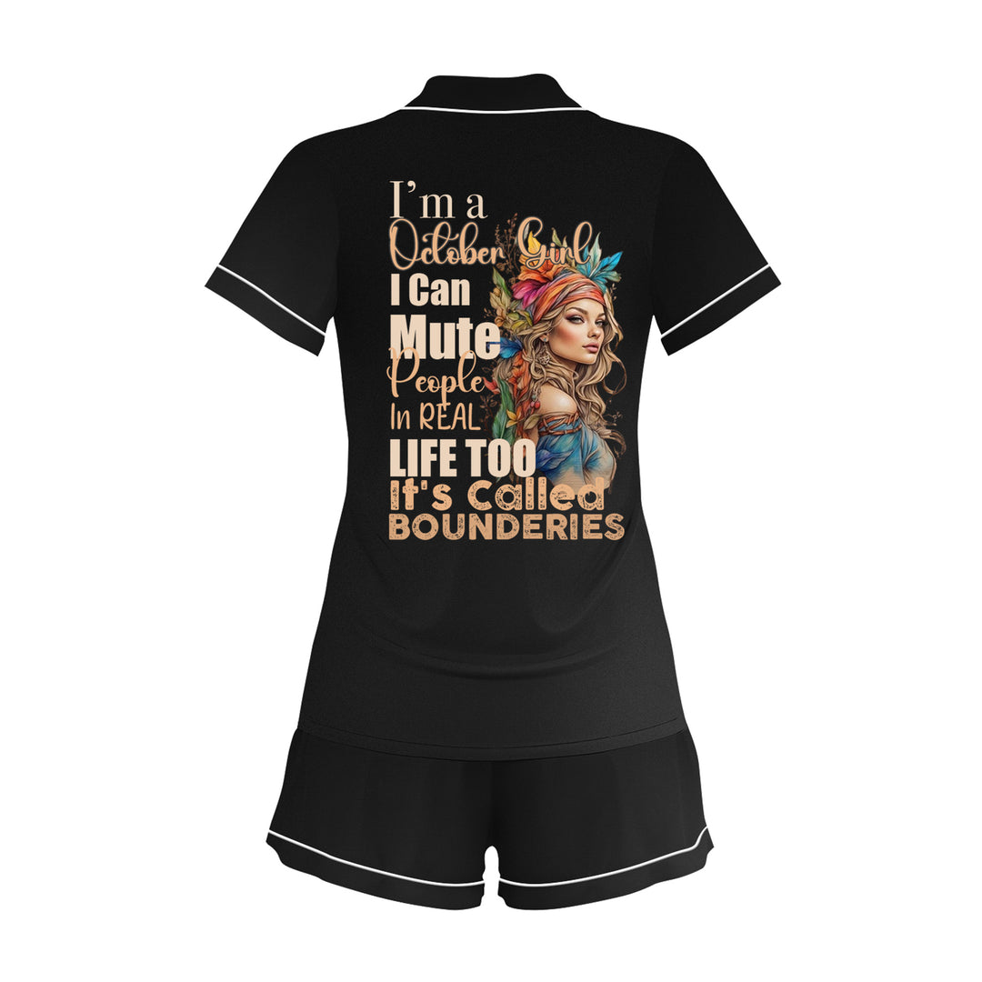 Custom Name Date Birthday Short Pyjamas Sets