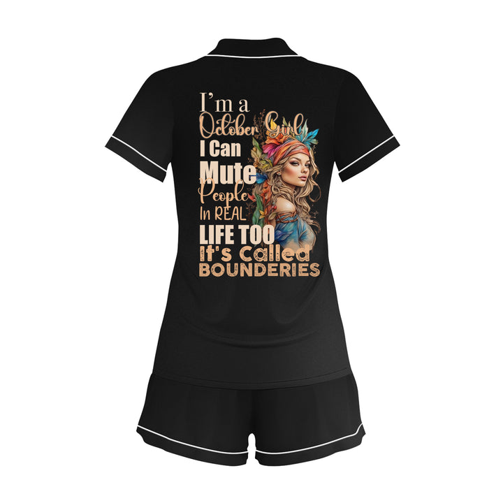 Custom Name Date Birthday Short Pyjamas Sets