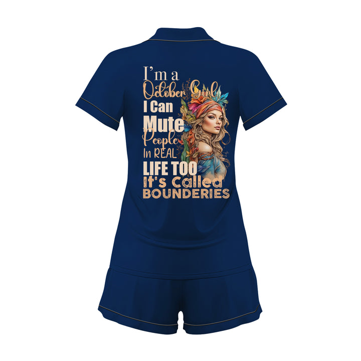 Custom Name Date Birthday Short Pyjamas Sets