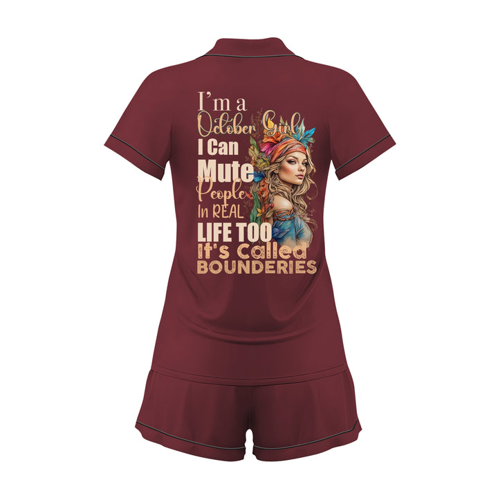 Custom Name Date Birthday Short Pyjamas Sets