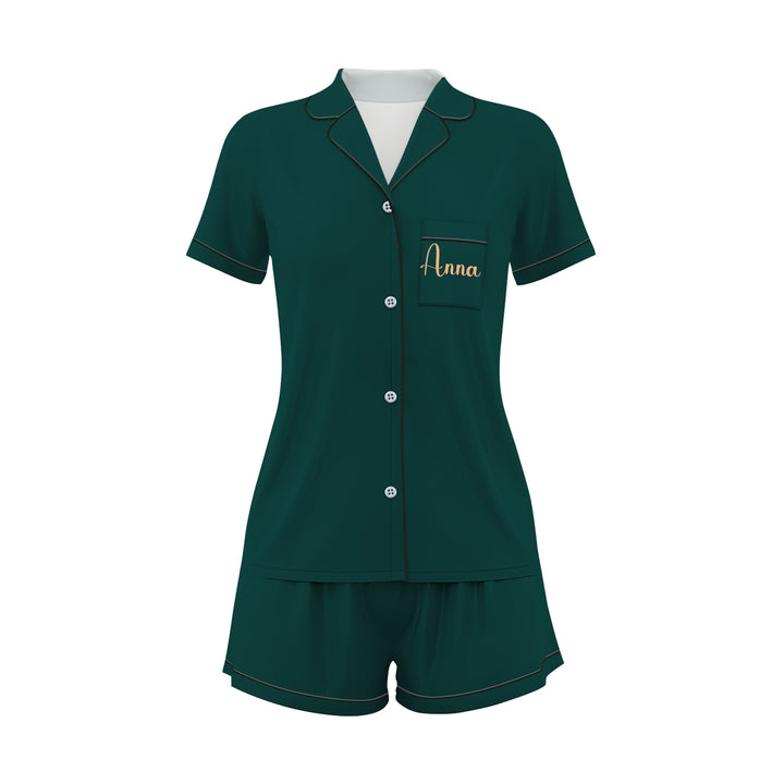 Custom Name Date Birthday Short Pyjamas Sets