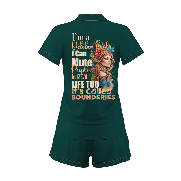 Custom Name Date Birthday Short Pyjamas Sets