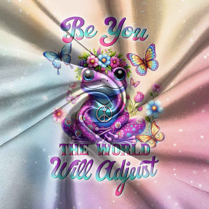Custom Text Be You The World Will Adjust Short Pajamas Set