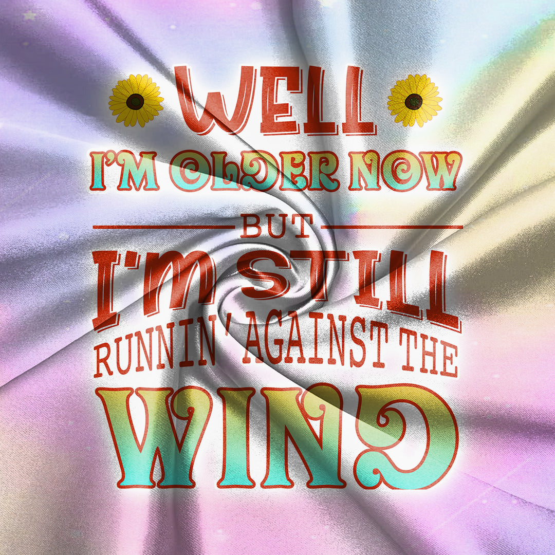 Custom Text Well I'm OLDER NOW But I'm Still Runnin' Against THE WIND Short Pajamas Set