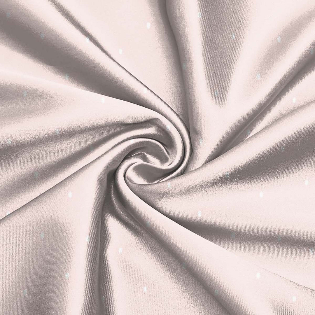 Bộ đồ ngủ ngắn bằng vải satin cưới có in chữ cá nhân