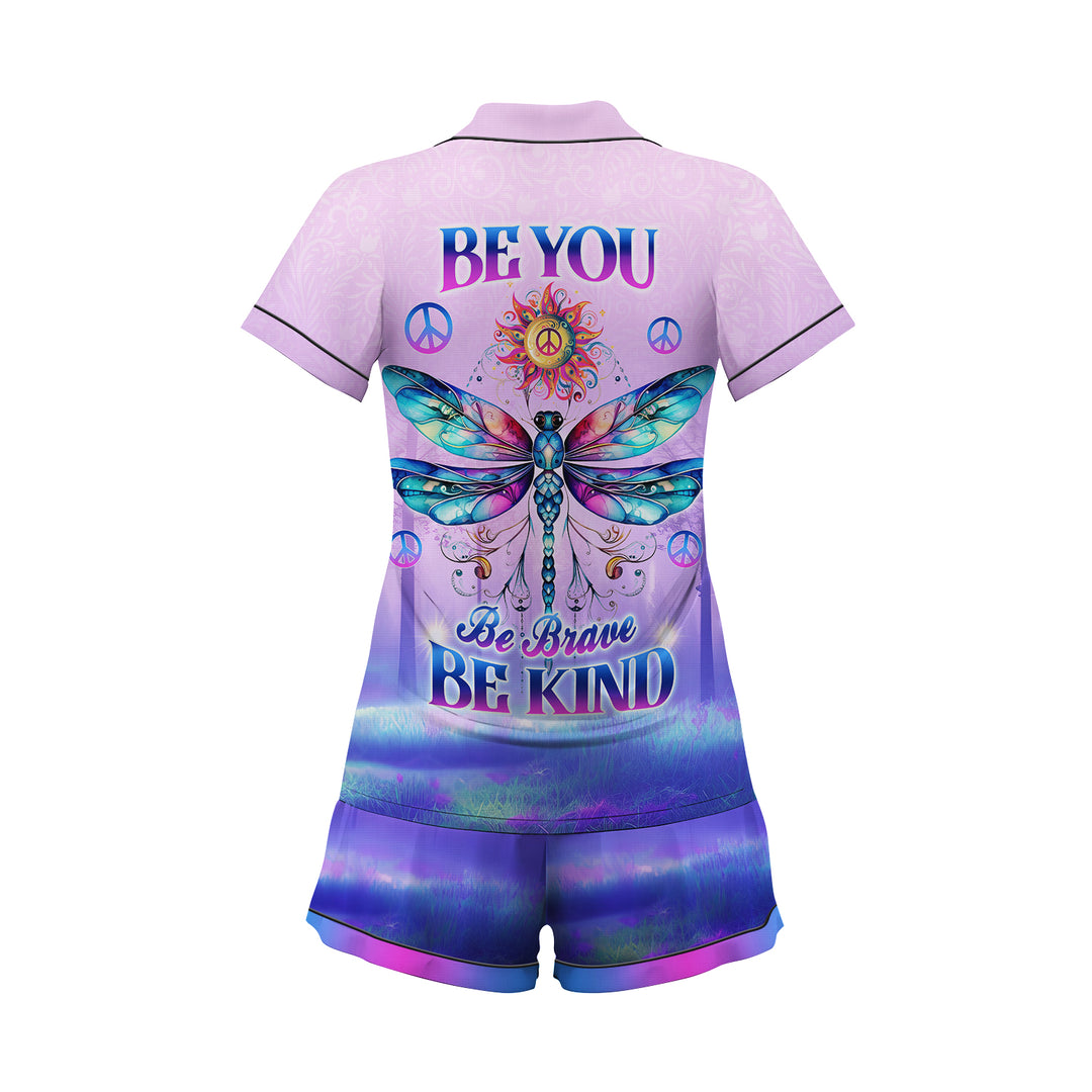Custom Hippie Be You Short Pajamas Set