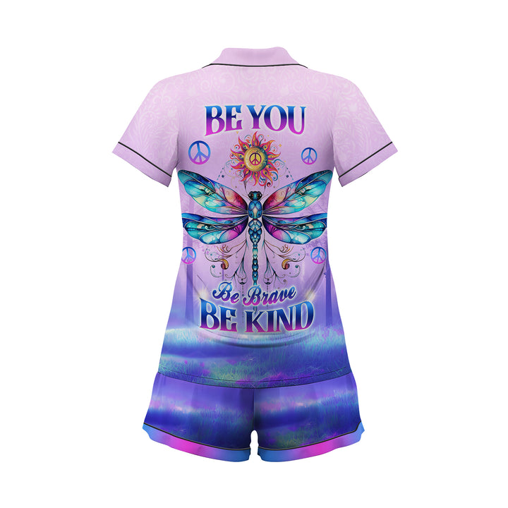 Custom Hippie Be You Short Pajamas Set